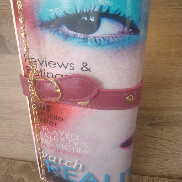 Ruby Collection Trends Makeup Magazine Crossbody Purse - Picture 3 of 12